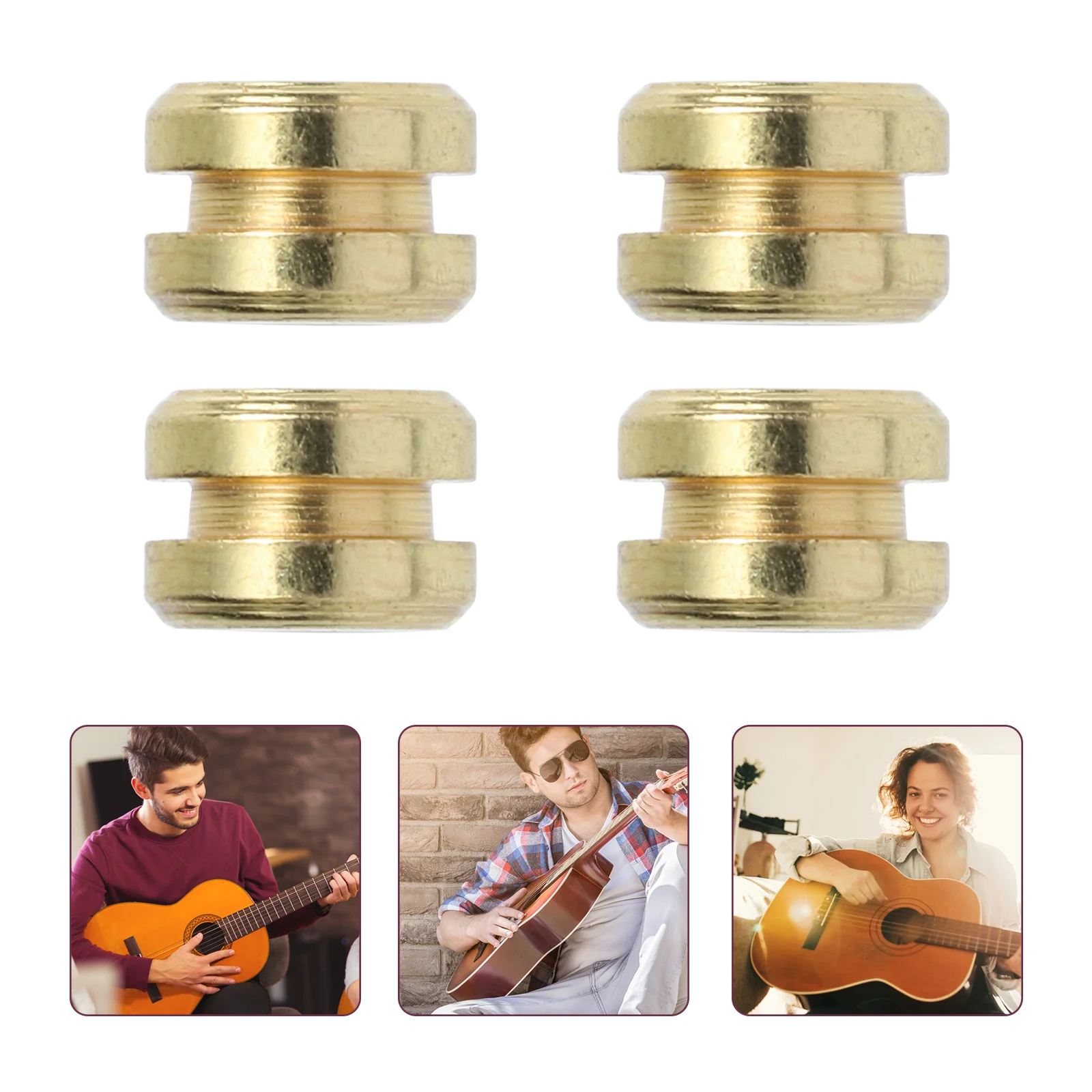 

10pcs Rust-proof Folk Guitar String Beads Practical Musical Instrument Parts