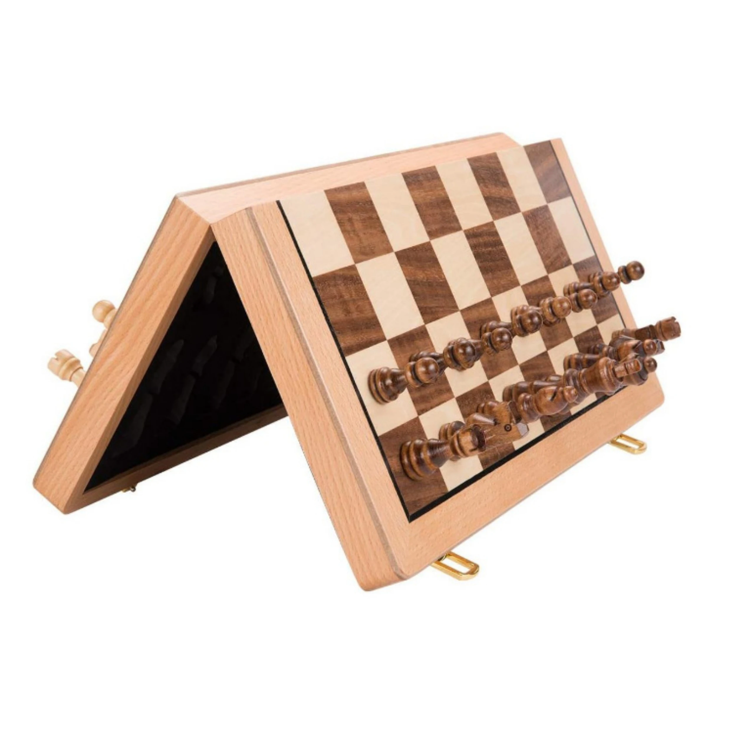 15-inch-foldable-chess-set-cherry-wood-pieces-3-king-with-beech-wood-case-magnetic-chess-pieces