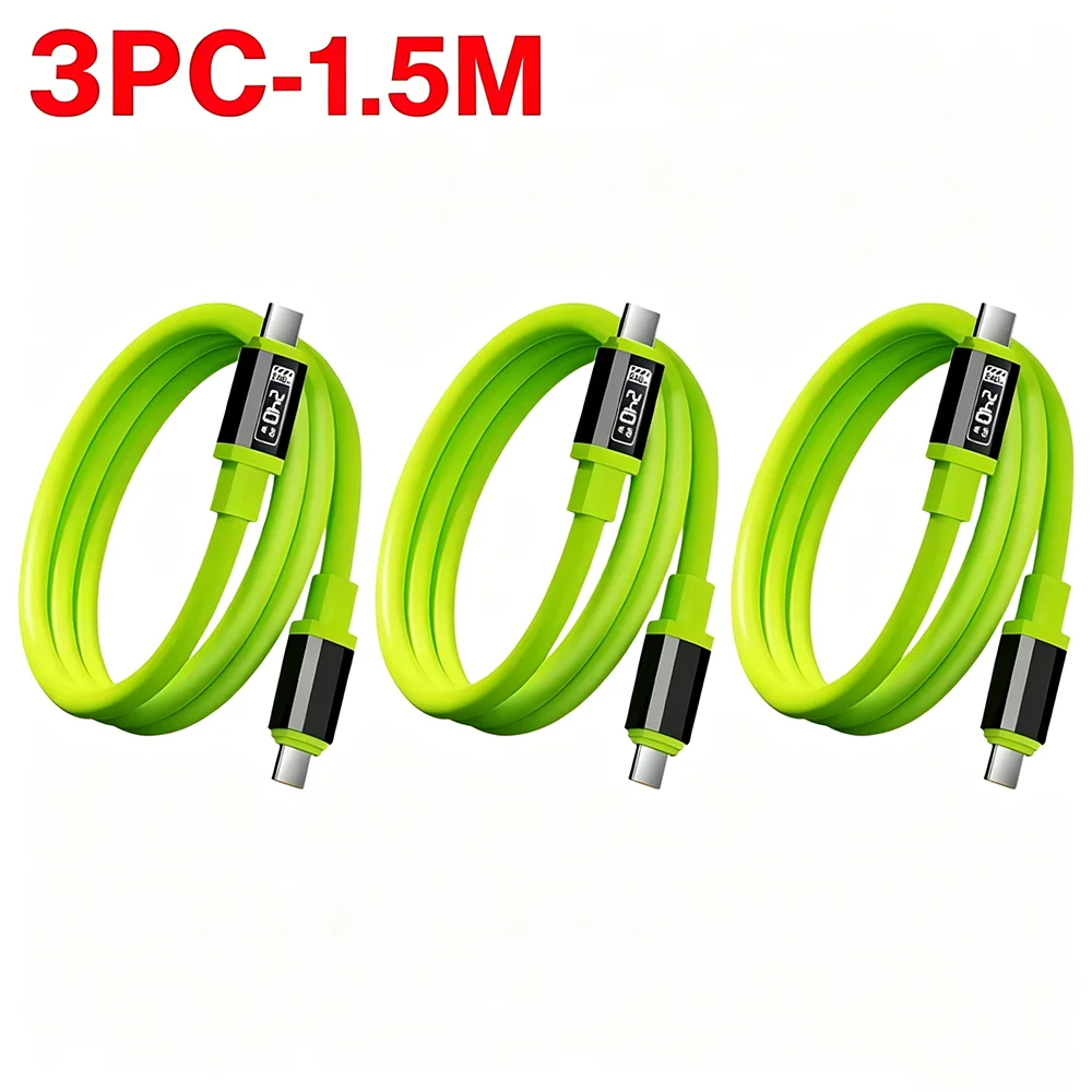ตัวเลือกสินค้า USB-C 240W สายชาร์จเร็ว PD สำหรับ iPhone Samsung Xiaomi Huawei