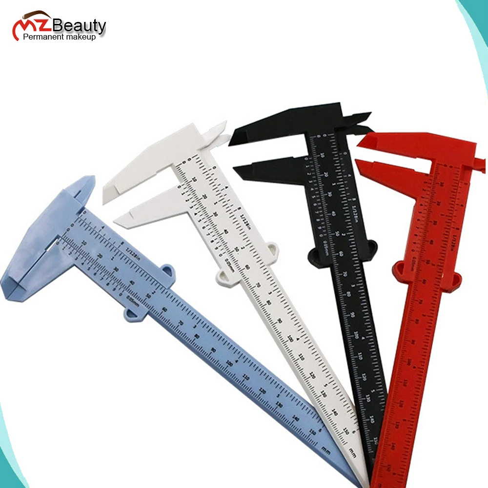 Plastic Calipers Permanent Makeup Precision Eyebrow Shaping Tools ...