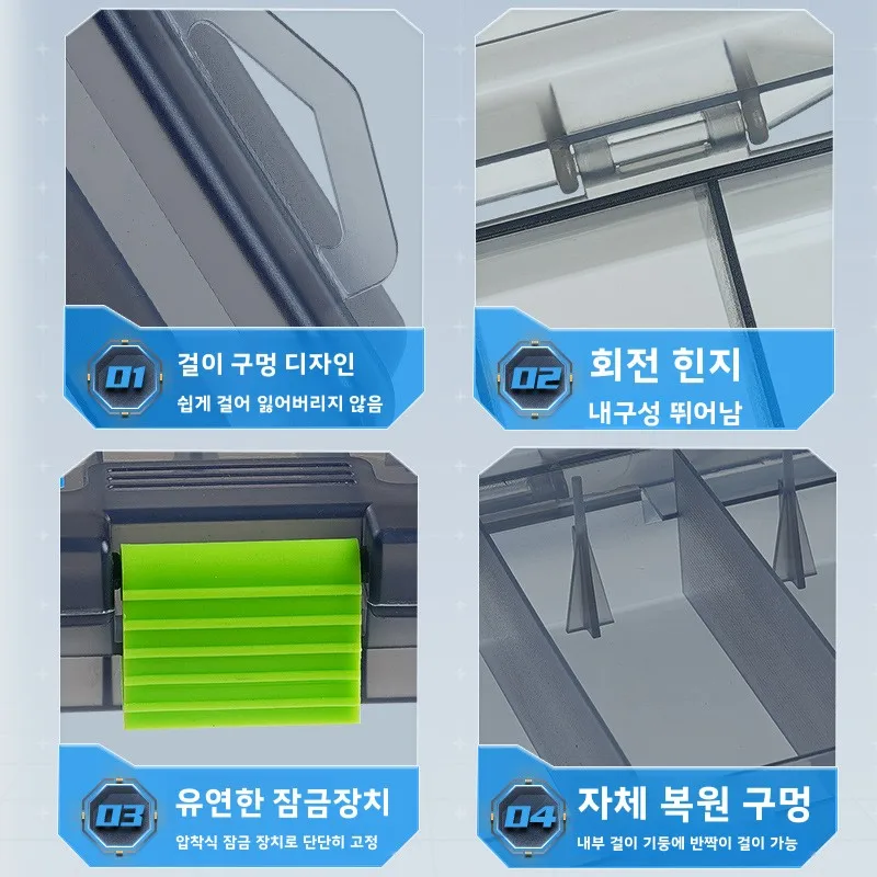 루어 보관 상자 낚시 액세서리 상자 하드 베이트 단면 미끼 상자 여행 장비 야외 캠핑 낚시 연필심 미끼 상자