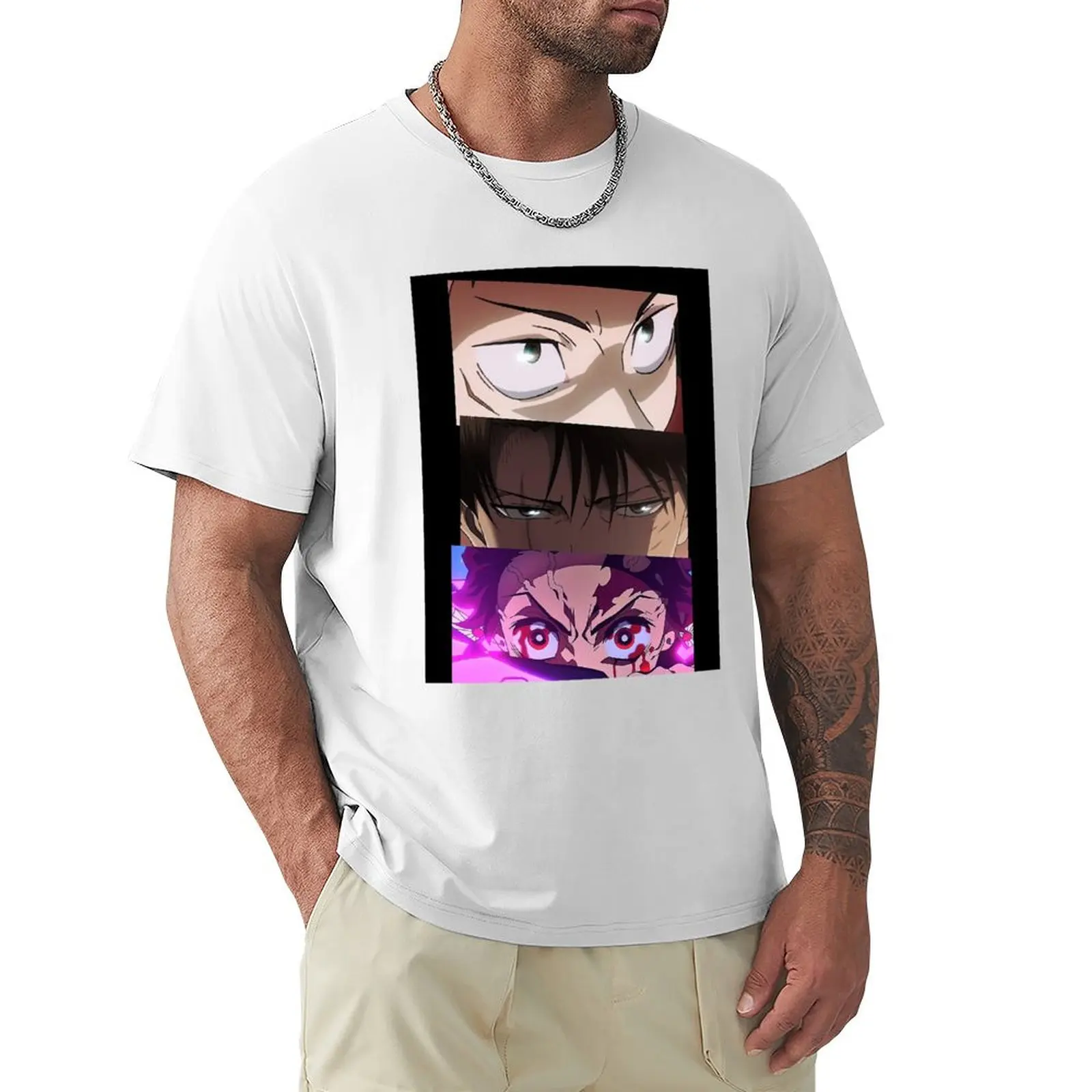 

Anime enjoyer, anime eyes Graphic T-Shirt kawaii clothes oversizeds t shirts for men cotton