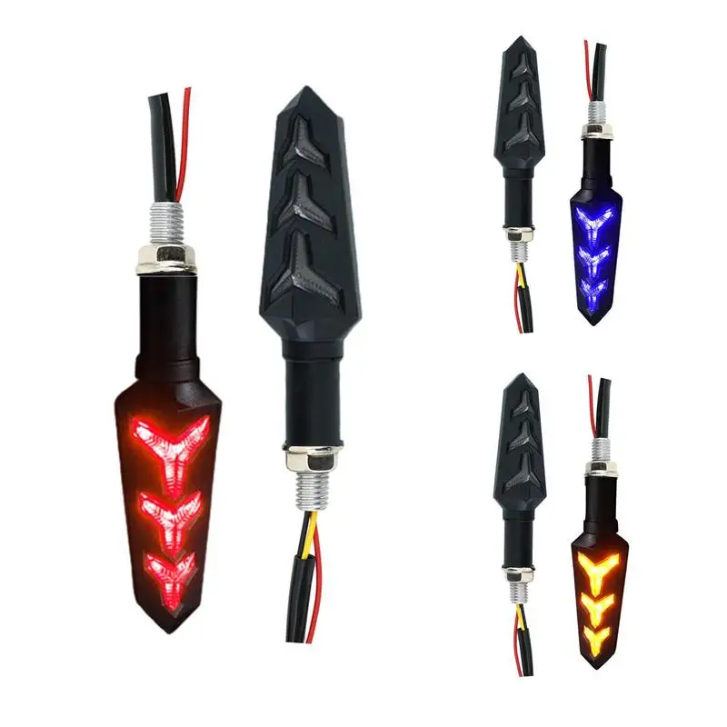 

Motorcycle Turn Signals LED Mini LED Turn Signal Light Turning Signals Flashing Lights Motorbike Flowing Daylight Indicator Lamp
