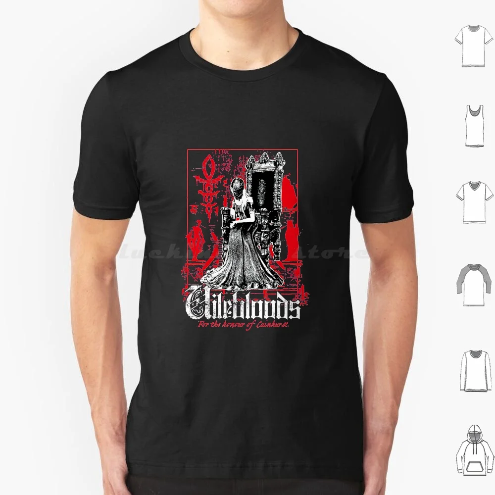 Maglietta Bloodborne 6Xl Cotton Cool Tee Bloodborne Dark Souls Souls Dark Blood Hunter Game Gaming Horror Soulsborne Ps4 Video