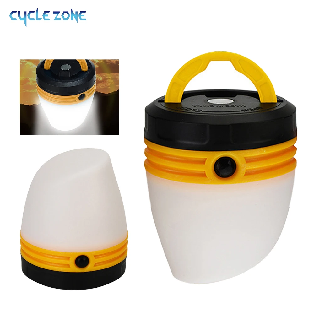 LED Camping Lights Outdoor Tents Lamps Magnet Base Portable Hanging Light Battery Lamp Emergency Lantern Camping Supplies