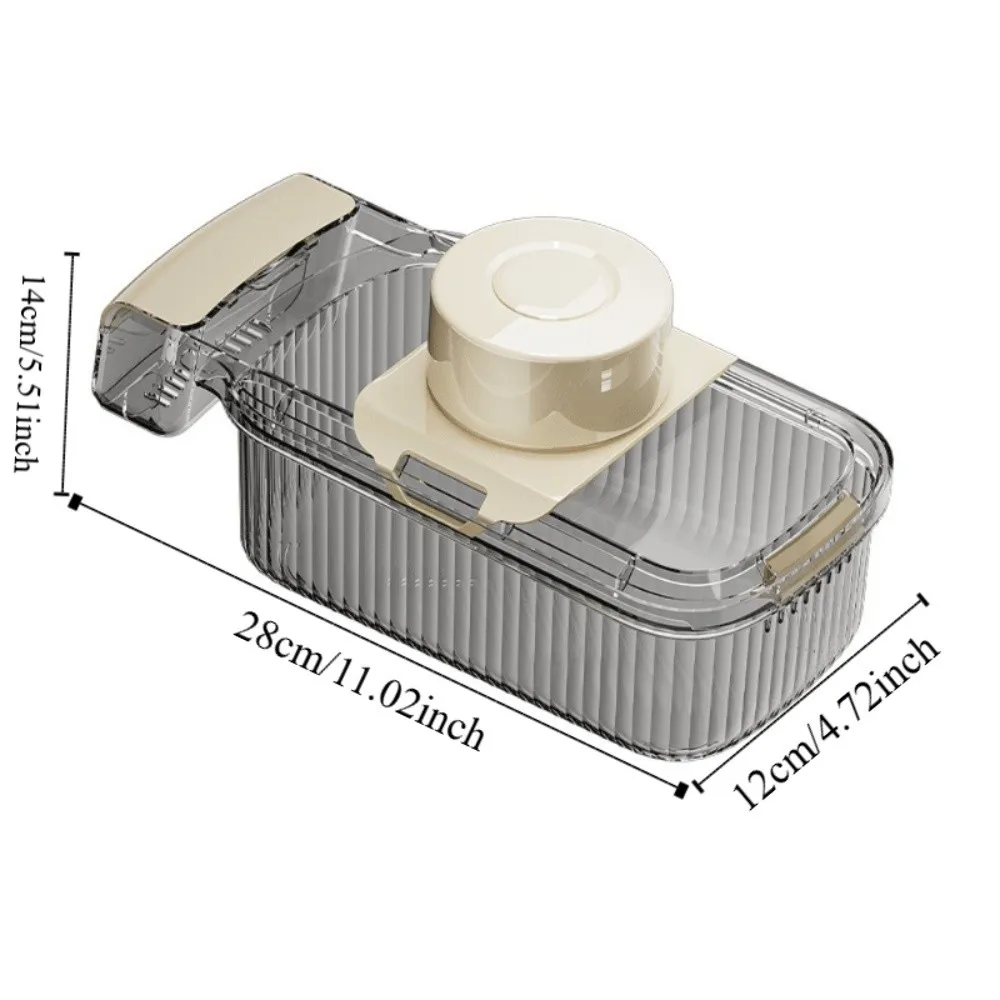 5 Interchangeable Blades Multi Functional Slicer Manual Operation Detachable Potato Shred Grating Function Hand Protection