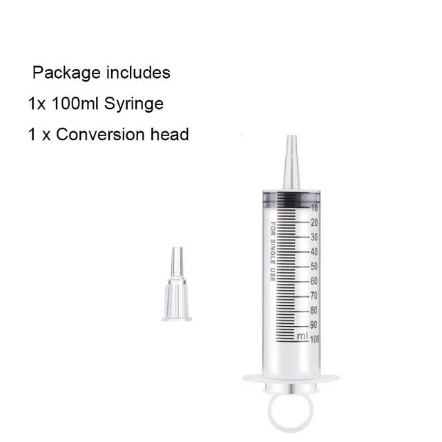Large Capacity Syringe Reusable   Plastic Pump Nutrient Sterile Health Measuring Syringe pumping oil feeding enema glue filling Type6