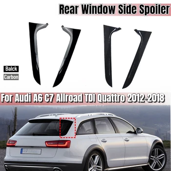 Lunotto posteriore Spoiler Laterale Coda Pinna Canard Splitter Misura Per Audi A6 C7 Allroad TDI Quattro 2012-2018 Avant Wagon Accessori Auto