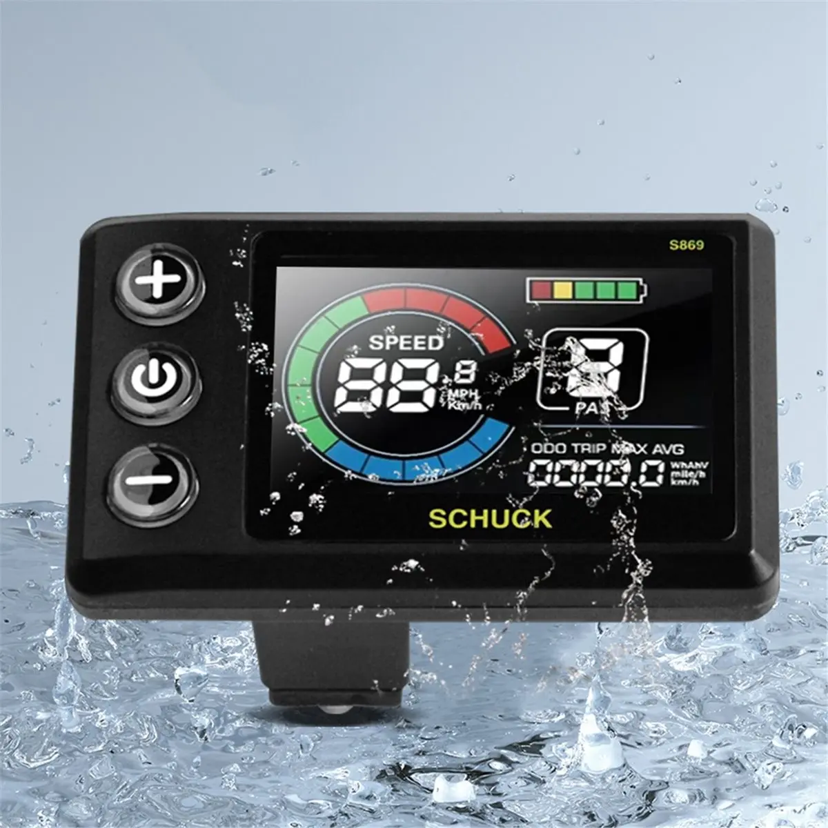 A10R 3모드 Ebike 사인파 컨트롤러 15A 36V/48/52V(S869 LCD 컬러 디스플레이 포함) 전기 자전거 모터 변환 키트