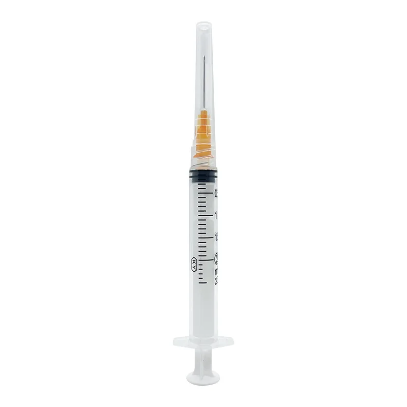 12pcs Disposable Veterinary Syringes, Silicone Syringes, Industrial Plug with Needles, Individually Wrapped