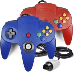 N64 Controller Classic Wired N64 64-bit Gamepad Joystick for Ultra 64 Video Game Console