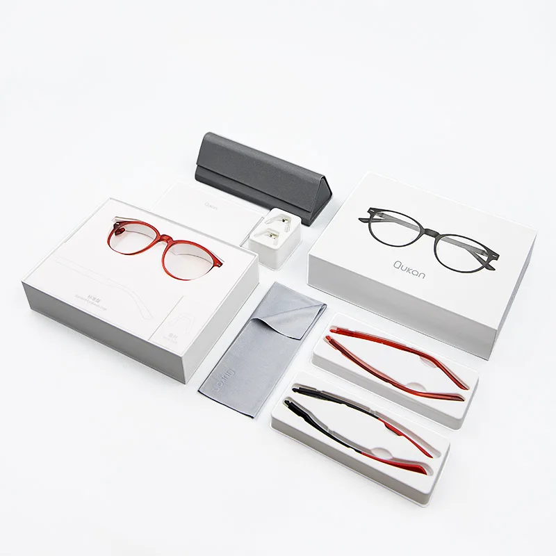 Qukan Anti-Blue-rays W1 Glasses Photochromic Protective Glasses 35% Blue Blocking Modular Design For Daily life