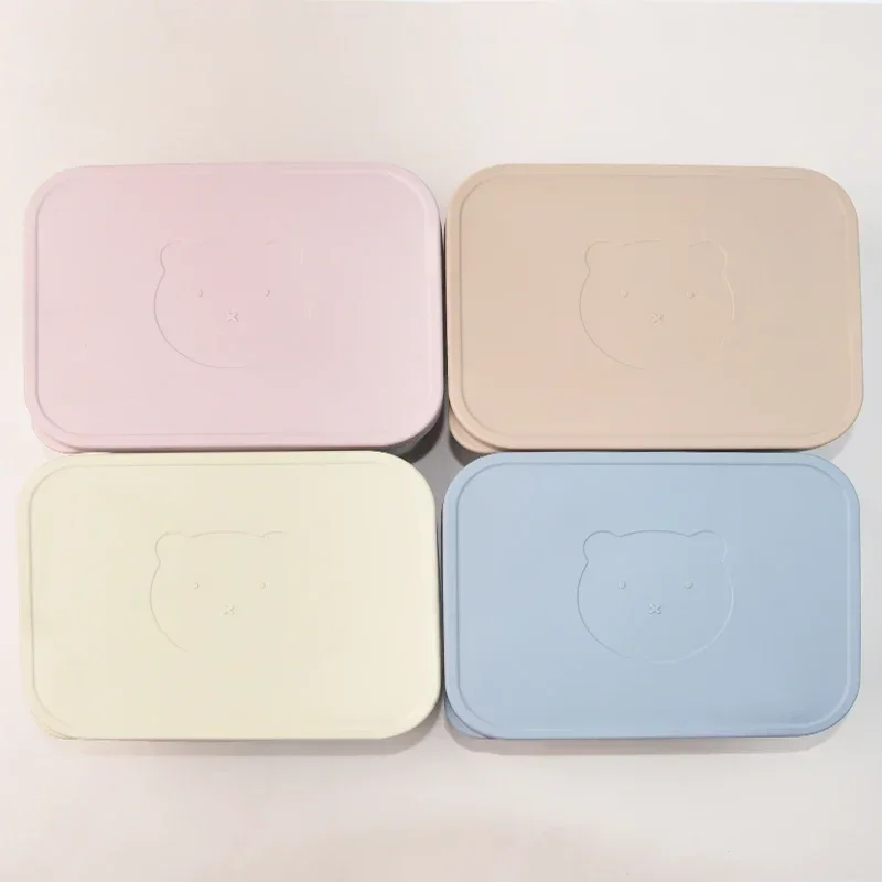 Stainless Steel Lunch Box Environmentally Friendly Food Grade Bpa Free Leakproof Children's Lunch Box Silicone Lid Lunch Box 5