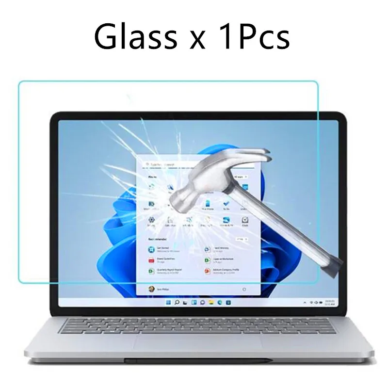 touch pen for android Tempered Glass Screen Protector For Microsoft Surface Laptop Studio 14.4 2022 1964 Tablet Protective Film lap pillow for tablet Tablet Accessories