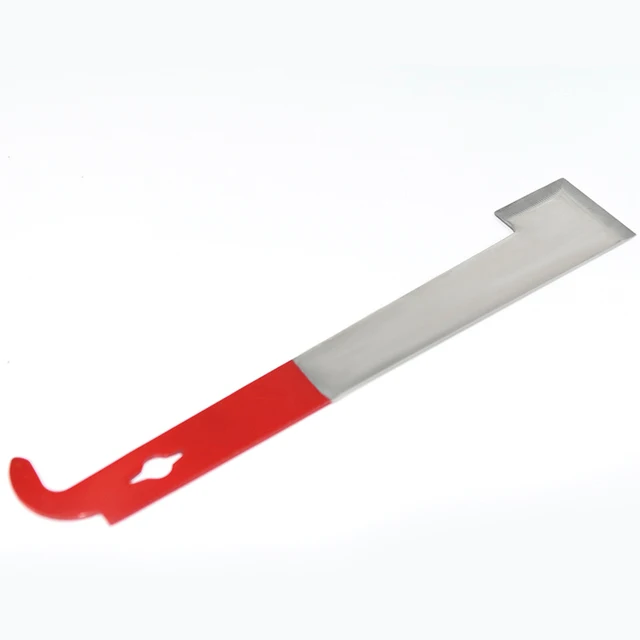 Méhészeti Berendezés Piros 27 Cm -Es Rozsdamentes Méhkas Szerszámkeret Emelő És Kaparó J Shape Hook Méhész Szerszámkaparó Kés - Image 2