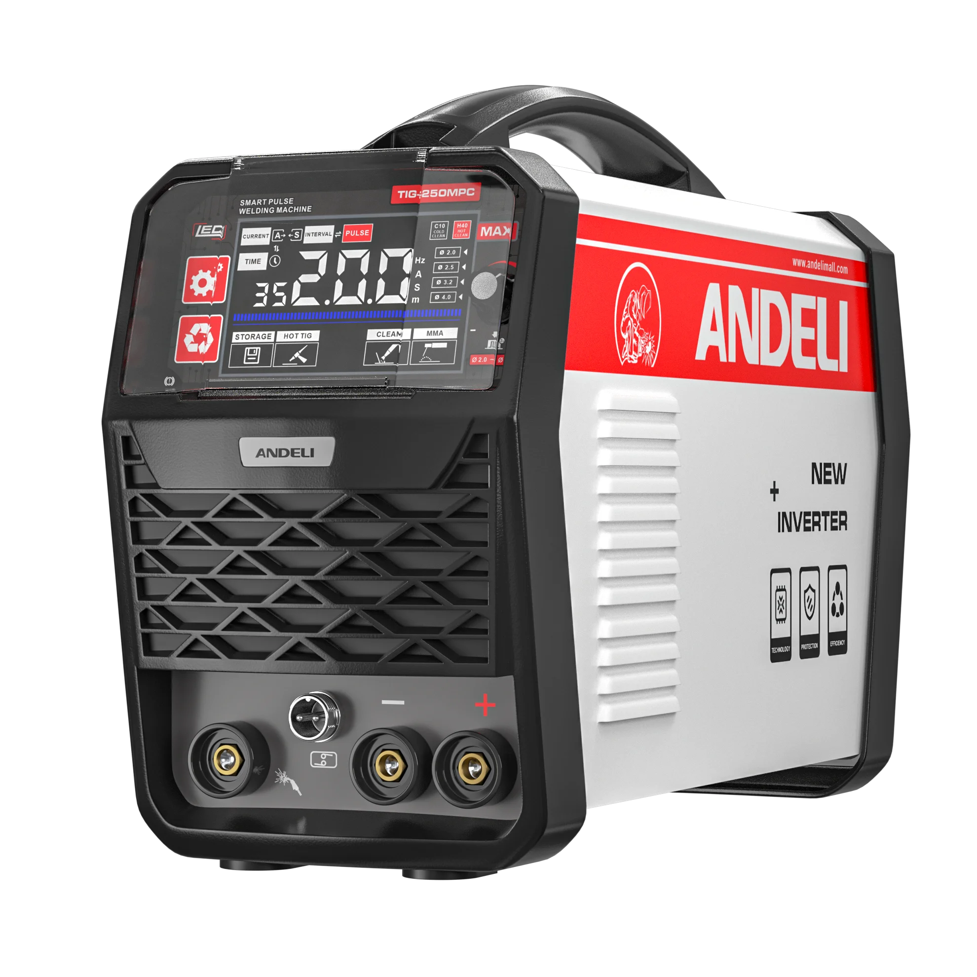 ANDELI EU110V/220V Tig-250MPC 4IN 1 Mig TIG lift tig Clean Welding machine