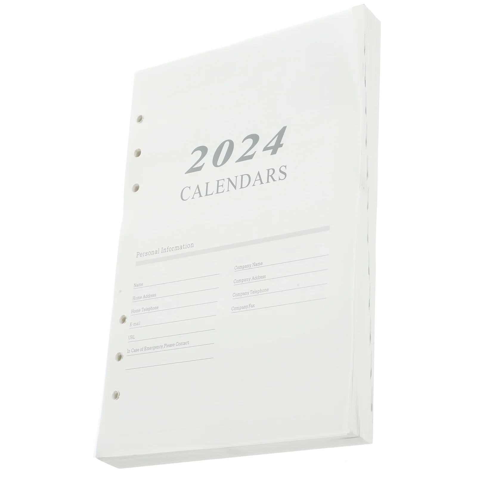 

2024 English Planner Refills 2023 Calendar Inserts A5 Monthly Planner Refill Paper