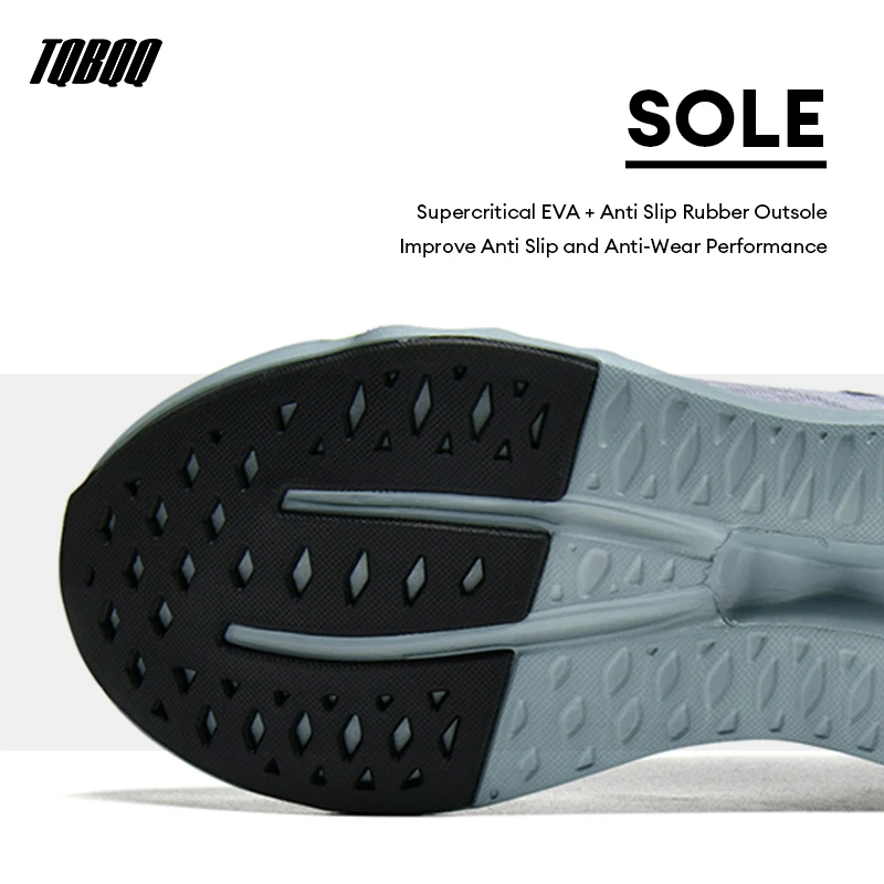 أحذية جري خفيفة الوزن للرجال مضادة للانزلاق ومبطنة...
