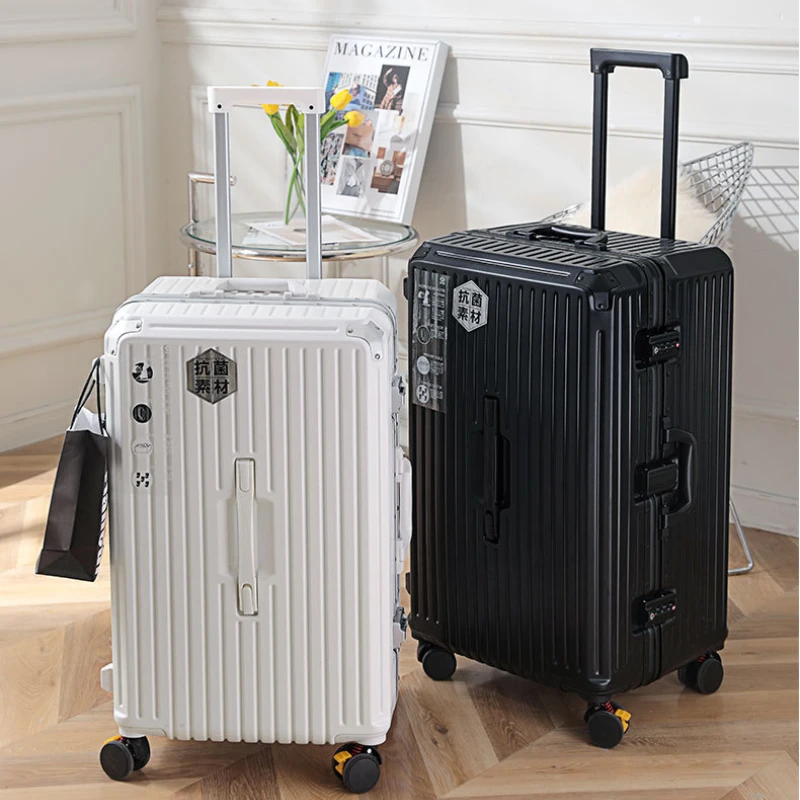 Light and Large Oversized Luggage Thickened Travel Suitcase Password Durable Capacity Trolley Case Universal Wheel Boarding Bag luggage universal wheel 202426inch abs material trolley bag with wheels luggage men s password suitcase trolley case zipper