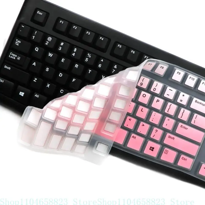Dustproof Waterproof Transparent Silicone Keyboard Cover Protector