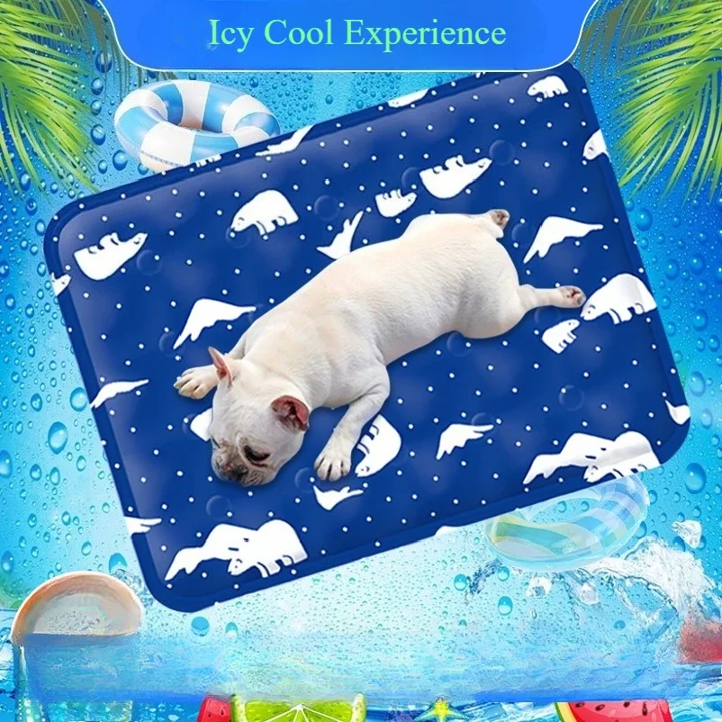 Dog Cooling Mat Summer Pet Cold Bed Extra Large For Small Big Dogs Pet Accessories Cat Durable Blanket Sofa Cat Ice Pad Blanket_voghion.com