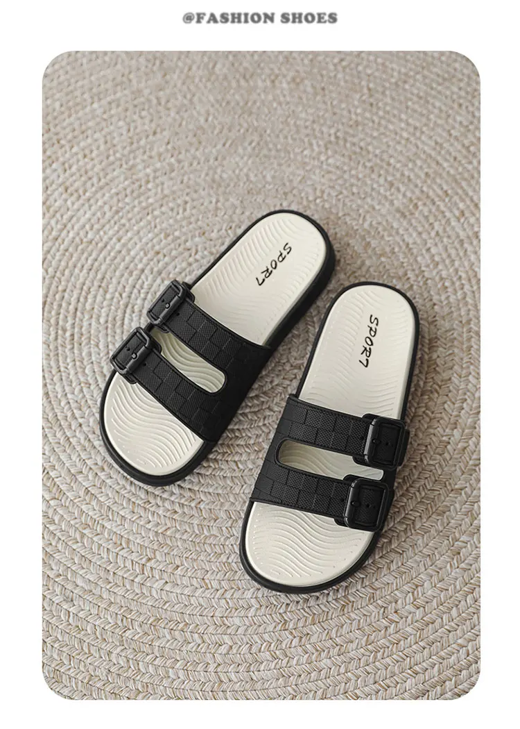 شباشب شاطئ صيفية للرجال صنادل مريحة تسمح بمرور الهواء خفيفة للغاية شباشب رجالية داخلية وخارجية مقاس كبير 46 47