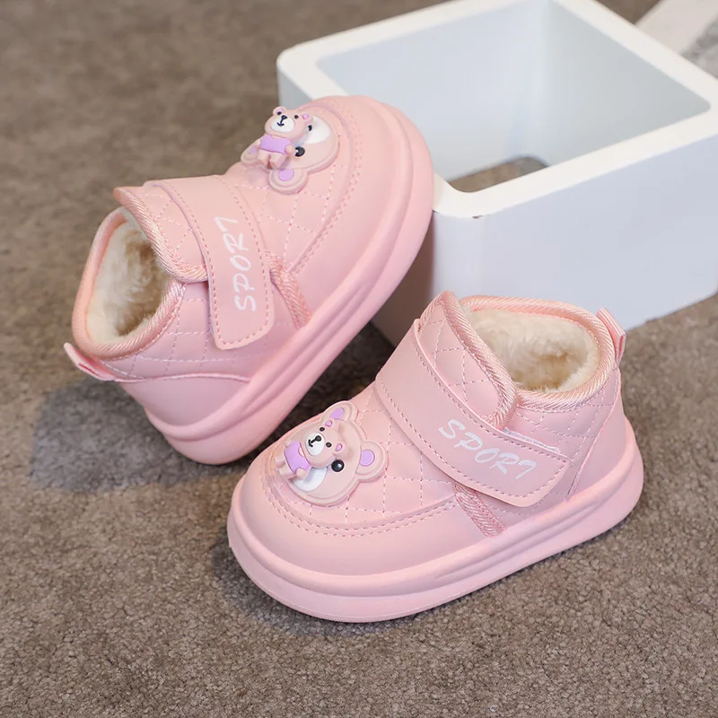 Cotton Boots for Kids Soft Anti Slip Winter Shoes