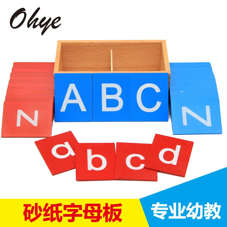 

Kindergarten Early Education Professional Edition Montessori Sandpaper Alphabet Board For Elementary School Elementary School Al