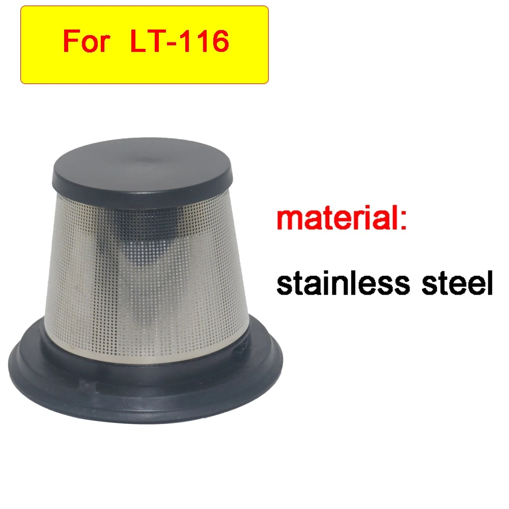 For LT-116 Vacuum Cleaner Vacuum Cleaner 2PC Stainless Steel Filter Filter Element Parts element
