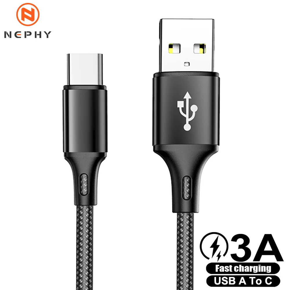 Durable USB A to C Fast Charging Cable - Various Lengths, Original Quality