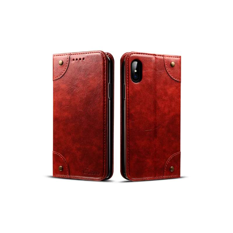 

Suede Leather Wallet Case for iPhone 12 13 Mini 11 14 Pro Max XR XS X 8 7 6 Plus SE 2022 Flip Cover Strong Magnetic