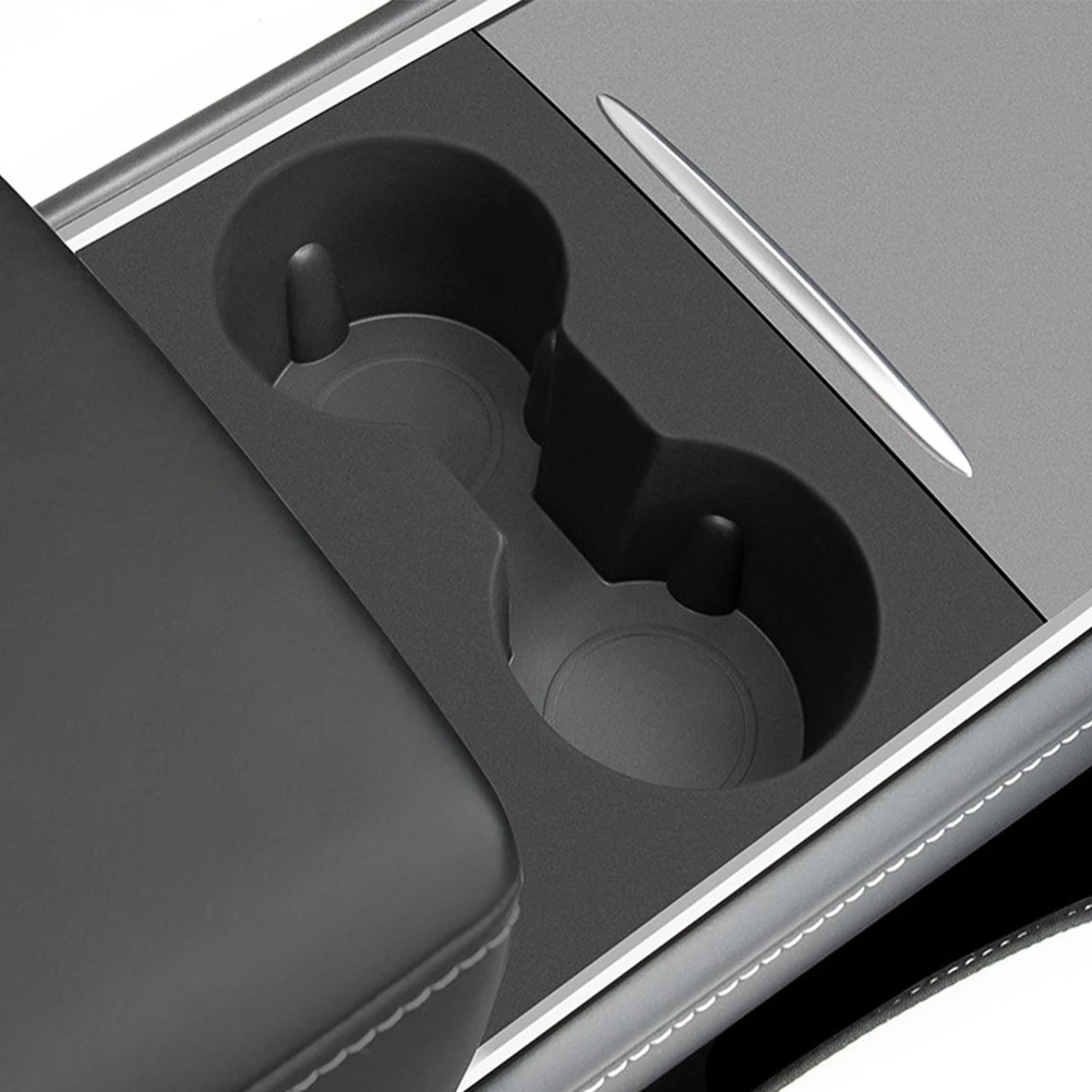 

Center Console Water Cup Holder Insert For Tesla Model 3/Y Silicone Coasters Drink Holder Car Accessories