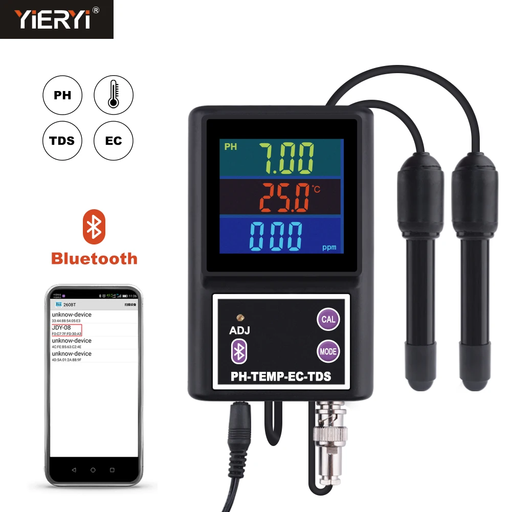 Digital Ph Meter Tds Aquarium Water Digital Ph Meter Monitor Aquarium