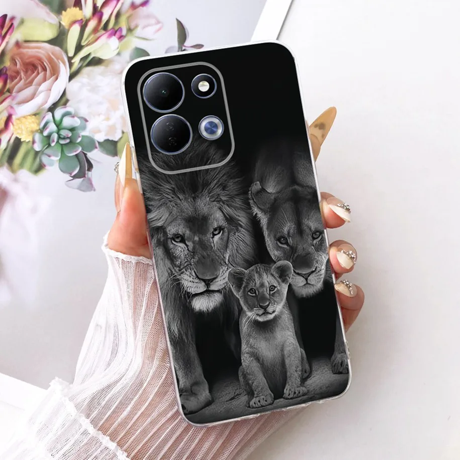 Cute Cartoon Animal Soft Silicone Clear Phone Case Cover