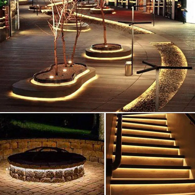 Outdoor Solar LED Strip Light Strip With IP65 Waterproof 5M Light Strip Suitable for Outdoor Courtyard Decoration LED Lights - Image 4
