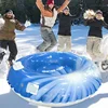 1PC Snow Sledge Inflatable Ski Ring PVC Sledding Tube Thicken Snow Tubing Winter Snow Tube with Handle Skiing Accessories 5