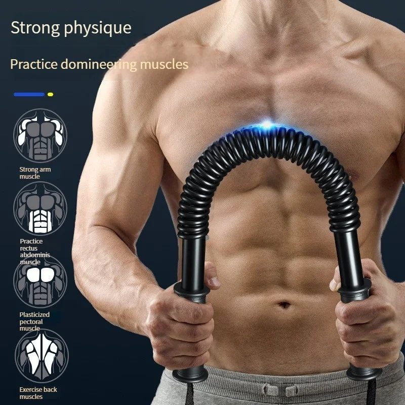 

Men's Household Spring Arm Strength Stick Women's Tensile Strength 30Kg 50Kg 60Kg Multi-Functional Fitness Arm Strength