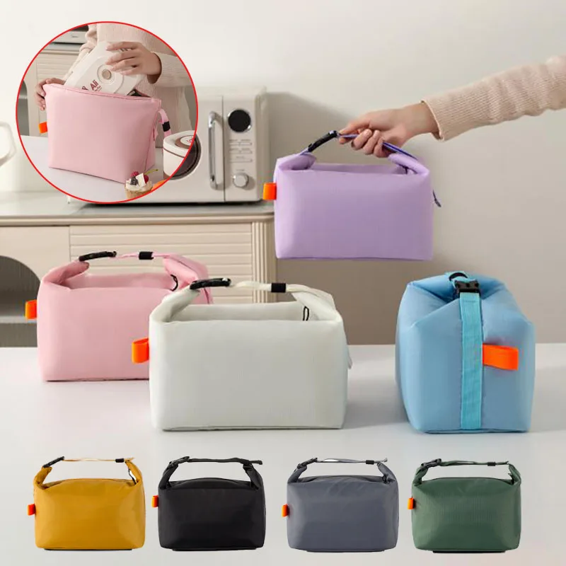 Insulated Reusable Lunch Tote with Aluminum Foil Liner