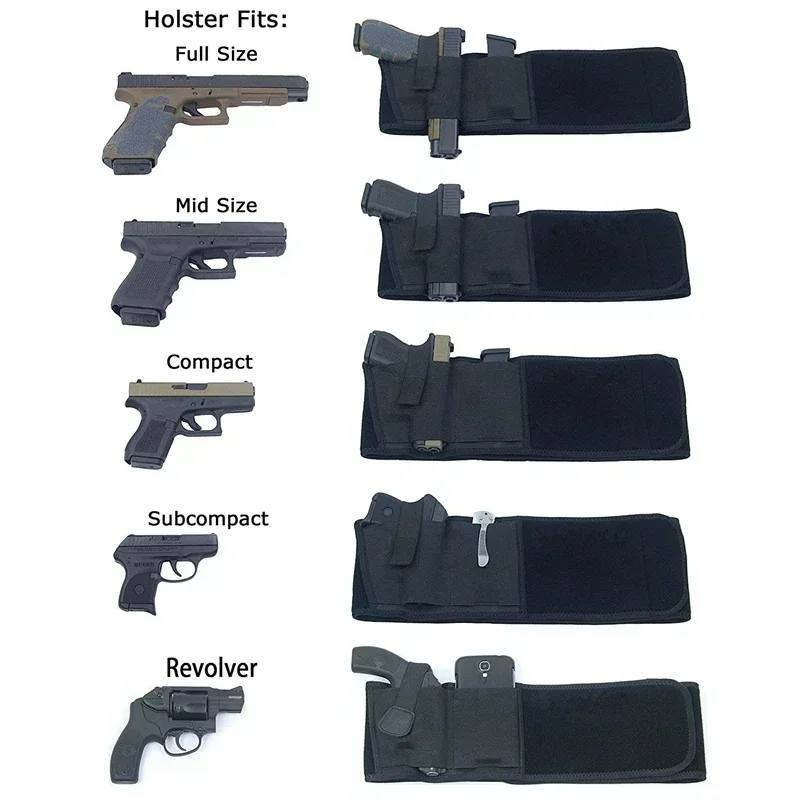 Belly Gun Holster Belt, pistol holster,gun holster