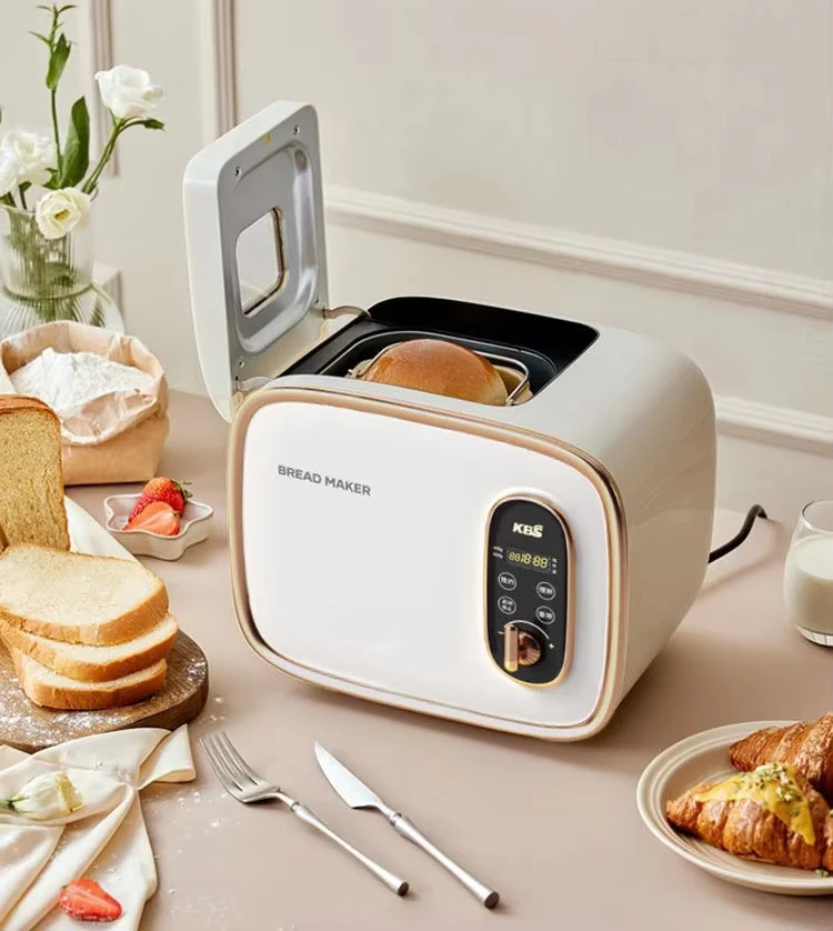 Stainless Steel Housing Touch Screen Mini Automatic Integrated with Dough Fermentation Multifunction Bread Making Machine