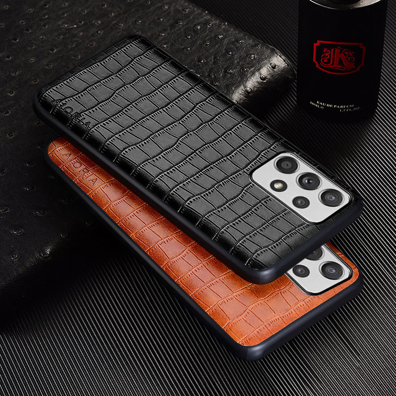 Luxury Crocodile PU Leather Case For Samsung Galaxy A72 A52 A42 A32 A22 Cover for Samsung Galaxy A23 A33 A53 A73 Slim Fit Case