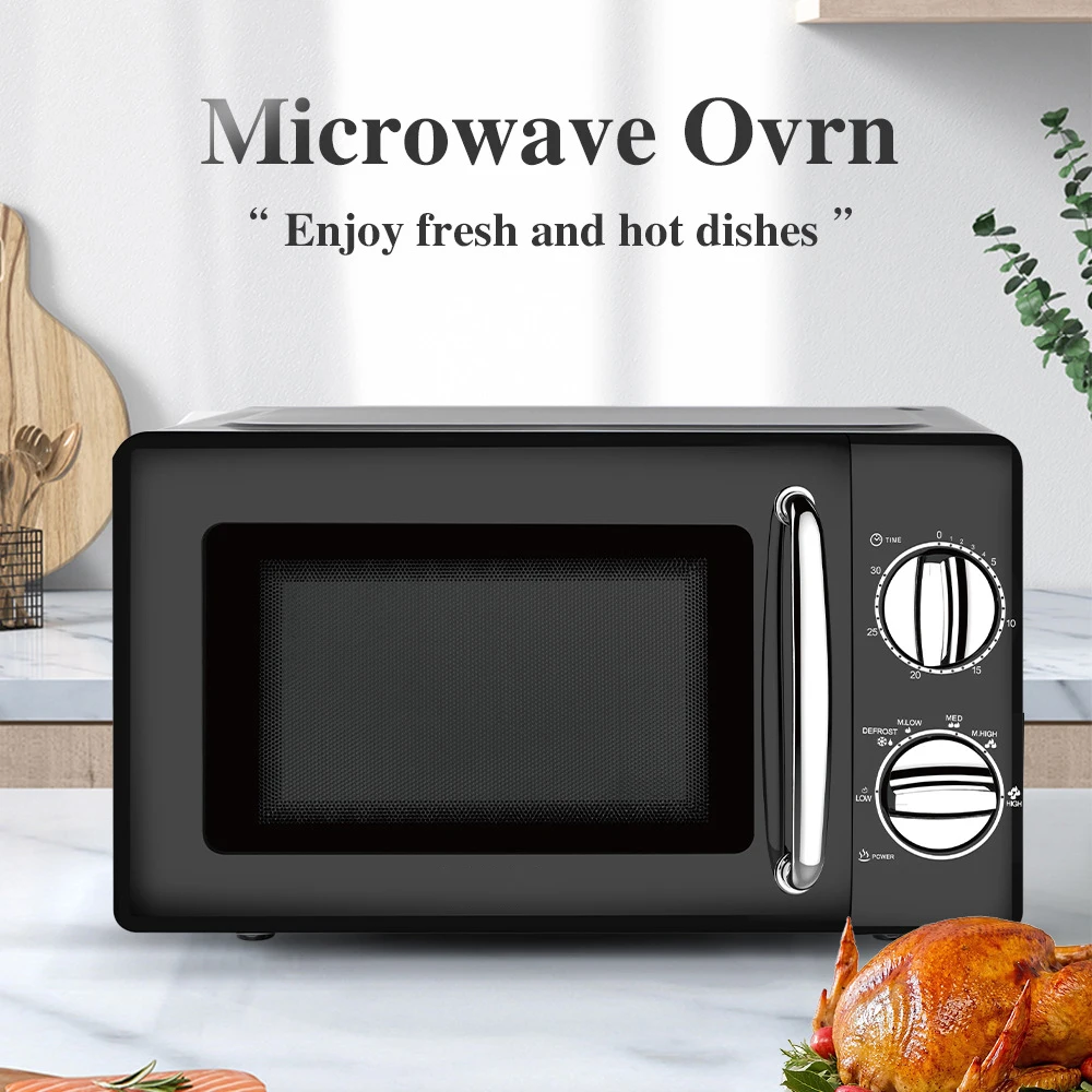 Home Office Fast Light Wave 360 Turntable Microwave Oven Visual Heating Microwave Oven 3