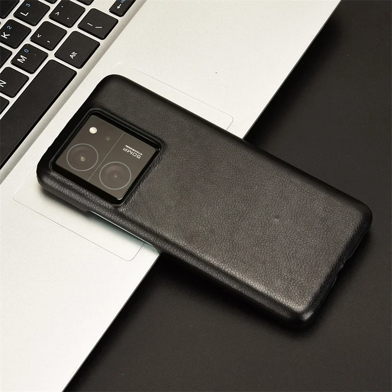 Per Xiaomi 13T Case Mi 13T Pro Retro Pu Leather Litchi Pattern Skin Pc Cover Posteriore Rigida Per Redmi K60 Ultra Custodie Per Telefono