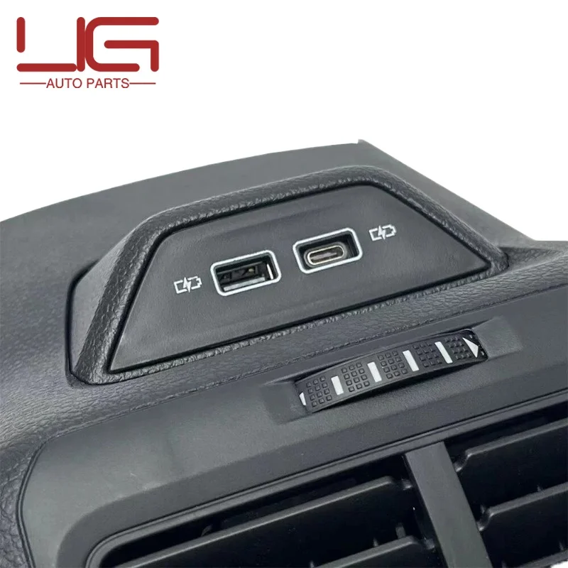 OEM 5GG864298B 후면 에어벤트 아울렛, 더블 충전기, 센터 암레스트 USB 충전 어댑터 케이블, VW 골프 7 MK7 2014-2017용