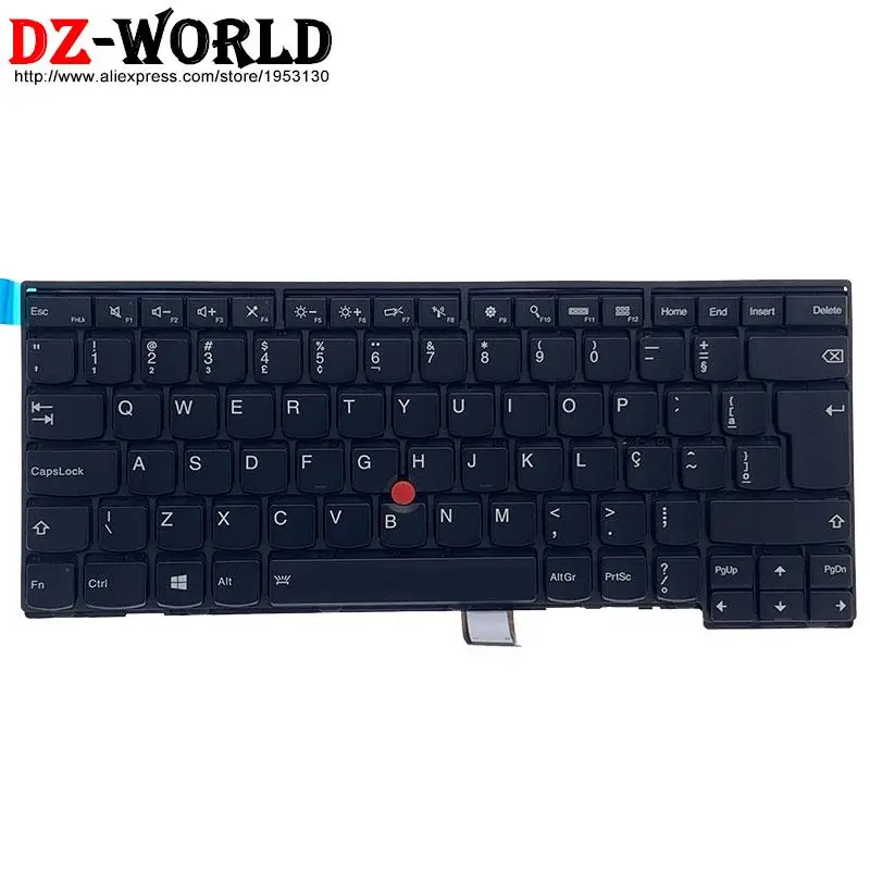 Teclado Retroiluminado Brasileiro br Lenovo Thinkpad T440 T440s T431s T440p T450 T450s T460 L440 L450 L460 E431 E440 Laptop 01ax314 - Imagem 3