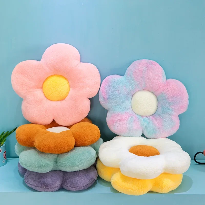 

Daisy Flower Plush Throw Pillow Soft Plant Chair Cushion Living Bedroom Home Decorative Pillows Sofa Cushions Birthday Gifts