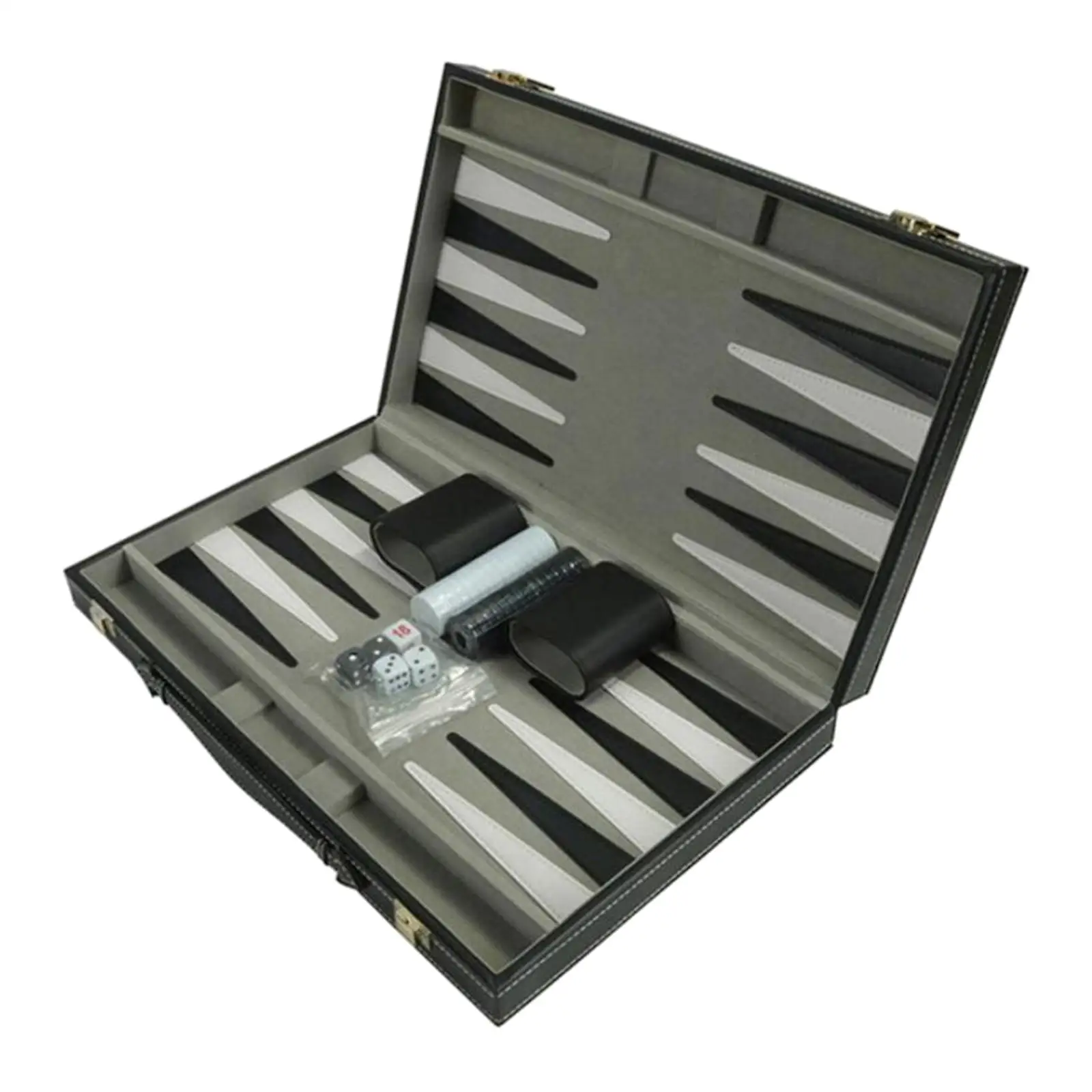 Premium Foldable Chess Board Backgammon Set Classic Portable Gifts