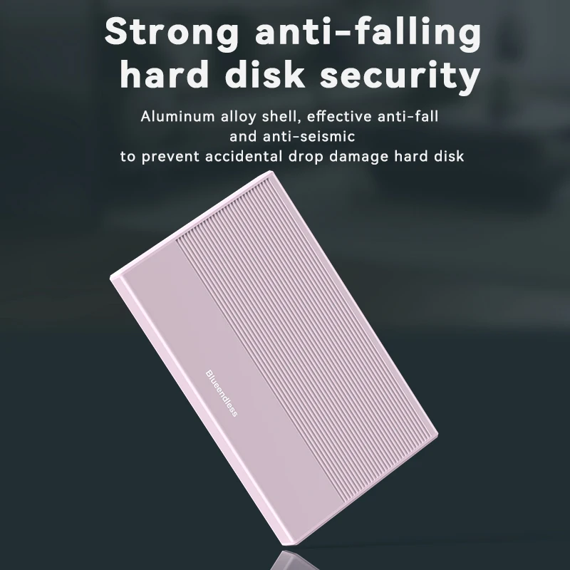 USB3.0 HDD Hard Drive Aluminum Case Enclosure for Laptop PC External HD