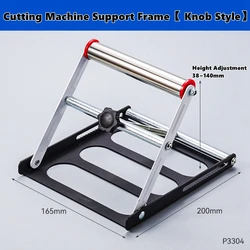 Adjustable Height Roller Stand for Woodworking and Cutting Support (1pc)