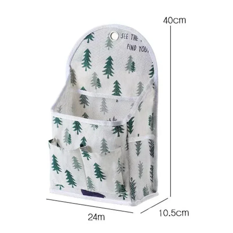 Wall Mounted Wardrobe Organizer Sundries Storage Bag Jewelry Hanging Wall Pouch Hang Cosmetics Toys Organizer Bathroom Wash Bag 5